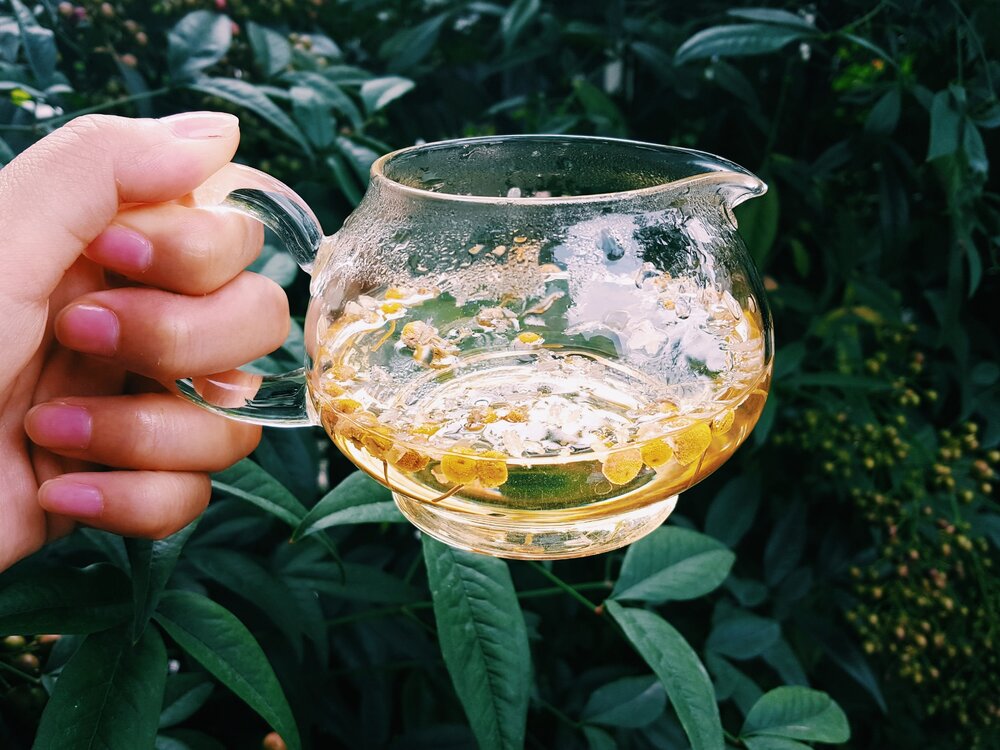 Sparkling Chamomile Herbal Tea
